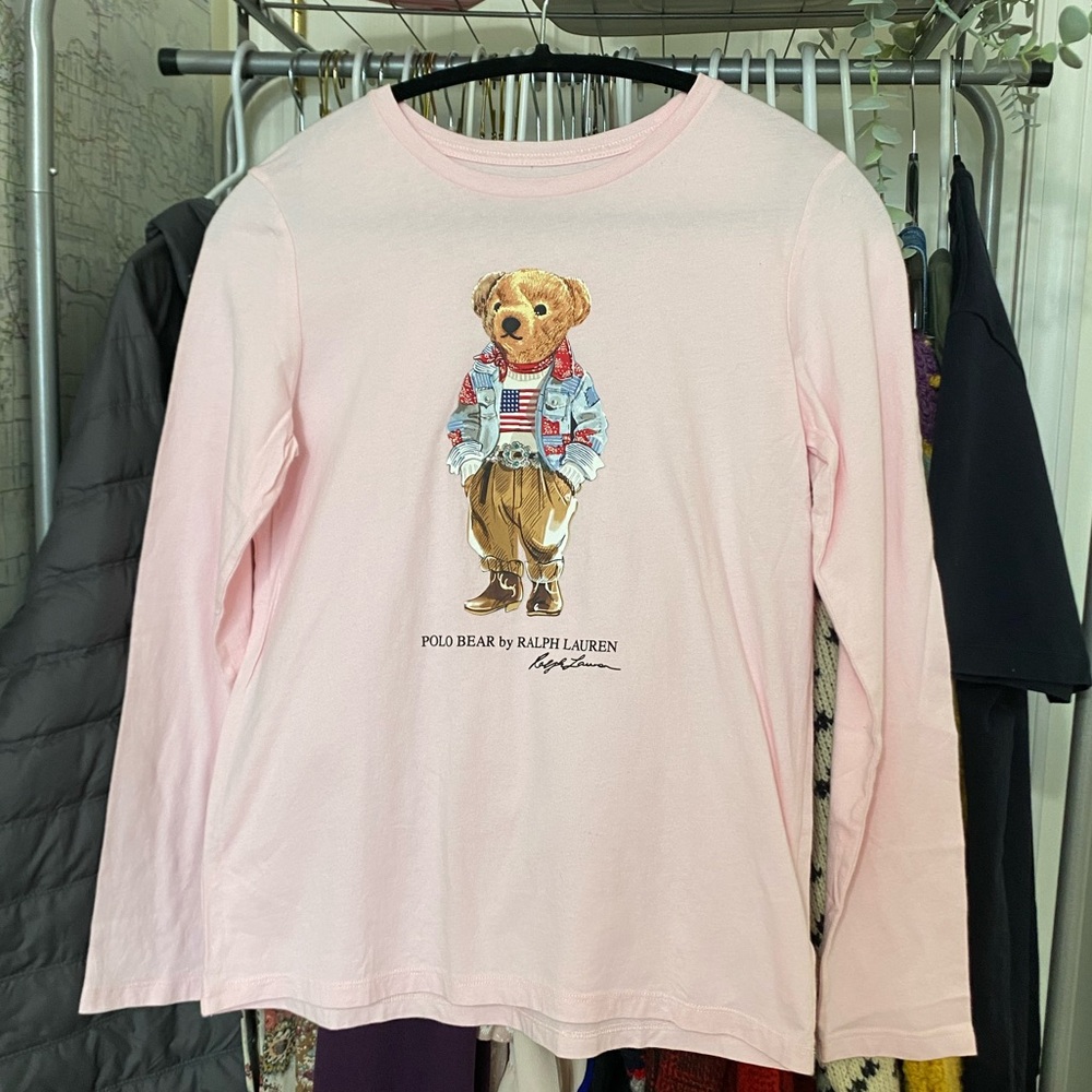 Polo by Ralph Lauren Pink Long Sleeve Tee